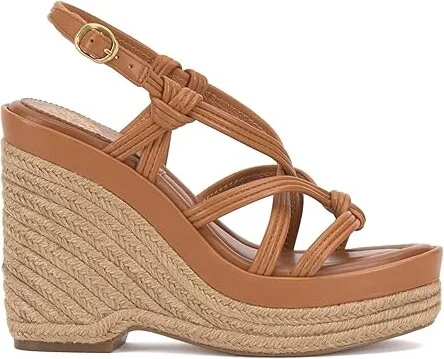 Vince Camuto Delyna Women's Sandals Golden Walnut : 9 M, Leather - Image 6