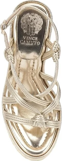 Vince Camuto Delyna Women's Sandals Golden Walnut : 9 M, Leather - Image 7