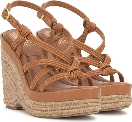 Vince Camuto Delyna Women's Sandals Golden Walnut : 9 M, Leather