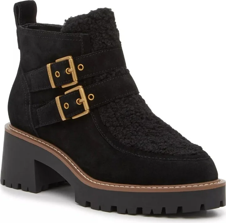 Vince Camuto Destonny Cozy Buckle Bootie