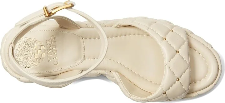 Vince Camuto Ellah Chunky Platform Sandals Women's Sandals Panna Creme : 9.5 M, Leather - Image 2
