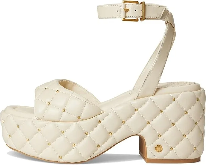 Vince Camuto Ellah Chunky Platform Sandals Women's Sandals Panna Creme : 9.5 M, Leather - Image 6