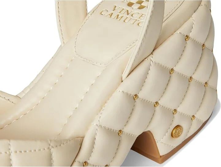 Vince Camuto Ellah Chunky Platform Sandals Women's Sandals Panna Creme : 9.5 M, Leather - Image 7