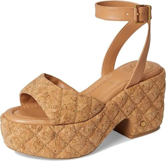 Vince Camuto Ellah Chunky Platform Sandals Women's Sandals Panna Creme : 9.5 M, Leather - Image 11