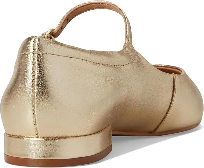 Vince Camuto Eloise Mary Jane Flat Women's Flat Shoes Egyptian Gold : 7 M, Leather/Polyester/Rubber - Image 4