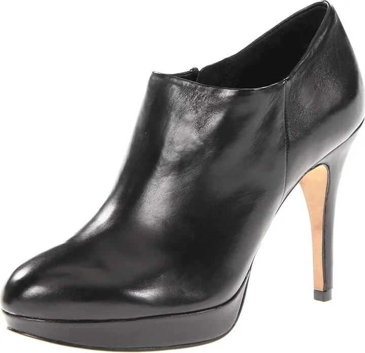 Vince Camuto Elvin Women's Dress Zip Boots Black3 : 5 M, Leather/Suede - Image 2