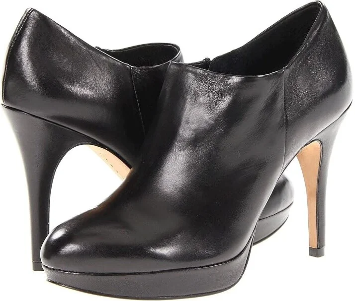 Vince Camuto Elvin Women's Dress Zip Boots Black3 : 5 M, Leather/Suede