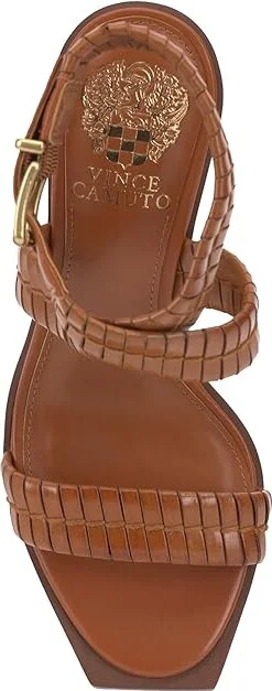 Vince Camuto Elynna Women's Sandals Golden Walnut : 5.5 M, Leather - Image 2