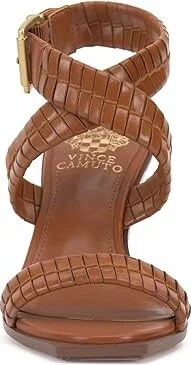 Vince Camuto Elynna Women's Sandals Golden Walnut : 5.5 M, Leather - Image 5