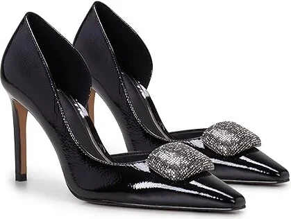 Vince Camuto Emelia High Women's Heels Black : 10 M, Leather/Rubber