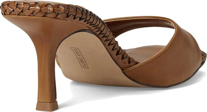 Vince Camuto Emmla Stitched Mule Sandals Women's Sandals Caramello : 6 M, Leather - Image 4