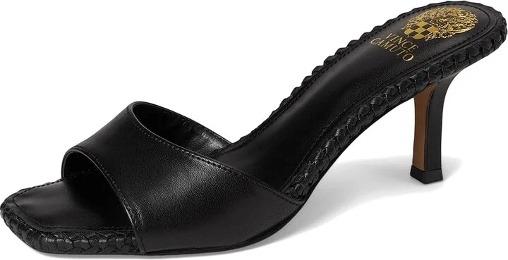 Vince Camuto Emmla Stitched Mule Sandals Women's Sandals Caramello : 6 M, Leather - Image 11