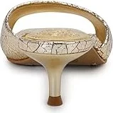 Vince Camuto Faiza Women's Sandals Gold : 8 M, Leather - Image 4