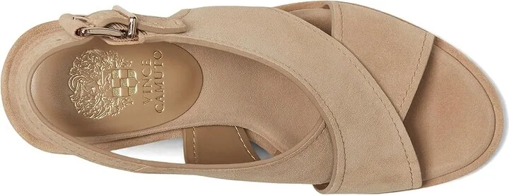 Vince Camuto Famla Cross-band High Heel Sandals Women's Sandals Tortilla : 8 M, Leather - Image 2