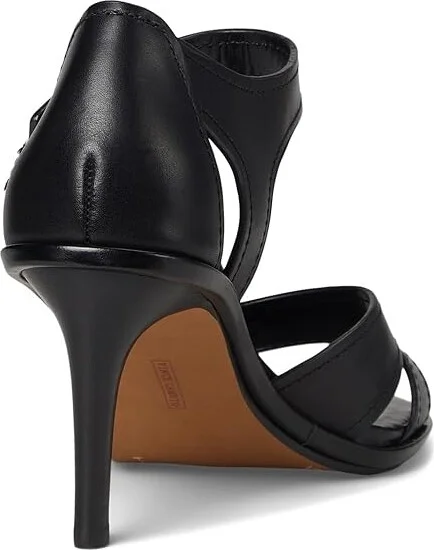 Vince Camuto Faraz Cutout High Heel Sandal Women's Sandals Black : 7 M, Leather - Image 4
