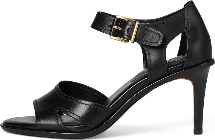 Vince Camuto Faraz Cutout High Heel Sandal Women's Sandals Black : 7 M, Leather - Image 6