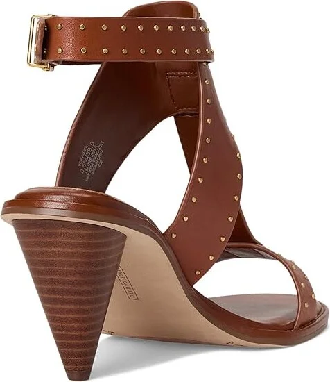 Vince Camuto Faunie Studded Cone Heel Sandals Women's Dress Sandals Black : 10 M, Leather - Image 10