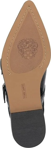 Vince Camuto Faye Women's Flat Shoes Black : 9 M, Leather/Polyester/Rubber - Image 3