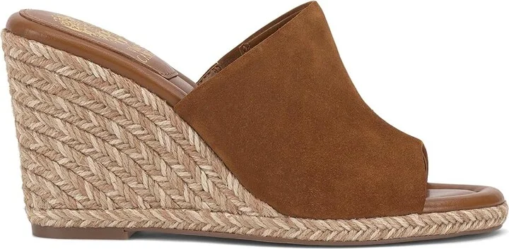 Vince Camuto Fayla Women's Sandals Golden Walnut : 6.5 M, Suede - Image 6