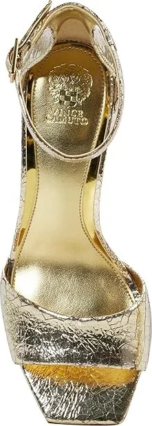 Vince Camuto Febe Women's Sandals Gold : 8.5 M, Leather - Image 2