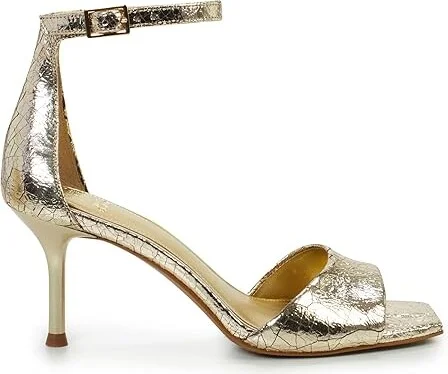 Vince Camuto Febe Women's Sandals Gold : 8.5 M, Leather - Image 6