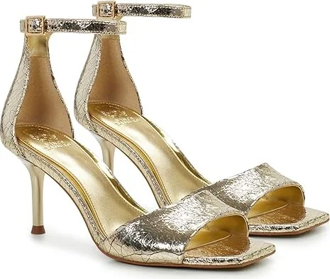 Vince Camuto Febe Women's Sandals Gold : 8.5 M, Leather