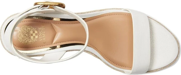Vince Camuto Felia Espadrille Wedge Sandals Women's Sandals Bianco : 11 M, Leather - Image 2