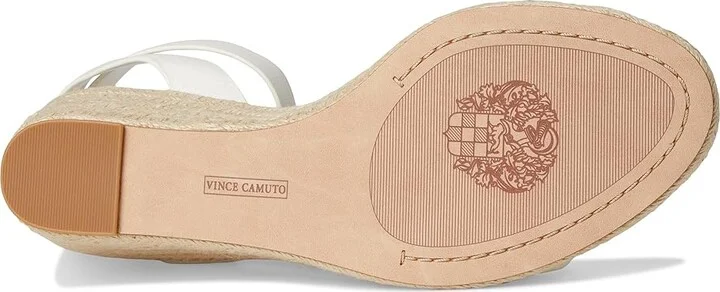 Vince Camuto Felia Espadrille Wedge Sandals Women's Sandals Bianco : 11 M, Leather - Image 3