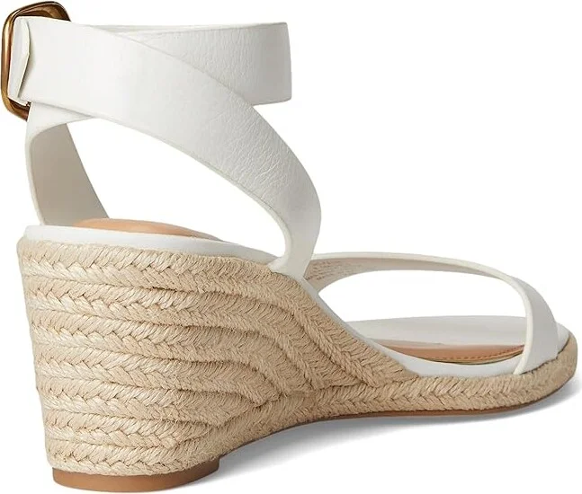 Vince Camuto Felia Espadrille Wedge Sandals Women's Sandals Bianco : 11 M, Leather - Image 4