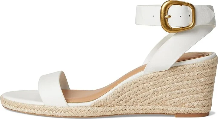 Vince Camuto Felia Espadrille Wedge Sandals Women's Sandals Bianco : 11 M, Leather - Image 6