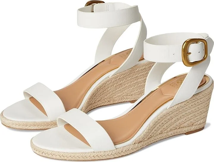 Vince Camuto Felia Espadrille Wedge Sandals Women's Sandals Bianco : 11 M, Leather
