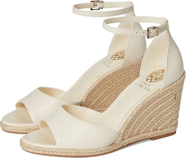 Vince Camuto Felyn Women's Sandals Creamy White : 9 M, Suede