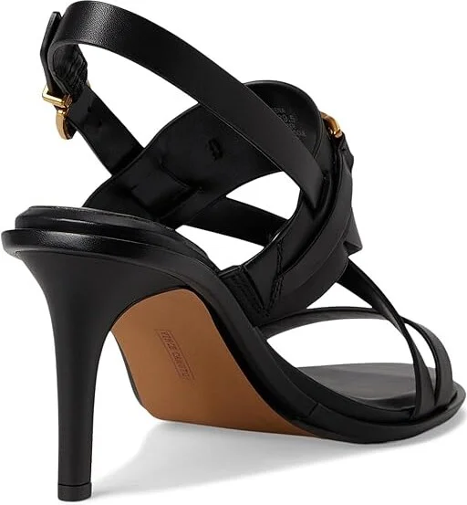 Vince Camuto Frena Banded Buckle High Heel Sandals Women's Sandals Caramello : 7.5 M, Leather - Image 10