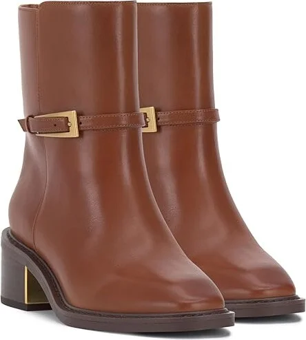 Vince Camuto Gali Women's Boots Whiskey : 5 M, Leather