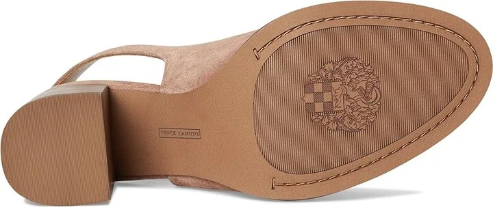 Vince Camuto Gemma High Heel Slingback Loafer High Women's Heels Spiced Almond : 11 M, Suede - Image 3