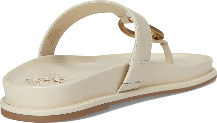 Vince Camuto Genri O-Ring Thong Slide Sandals Women's Sandals Panna Creme : 10 M, Leather - Image 4