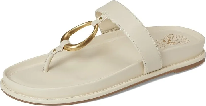 Vince Camuto Genri O-Ring Thong Slide Sandals Women's Sandals Panna Creme : 10 M, Leather - Image 5