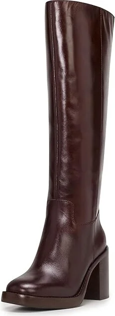 Vince Camuto Gibi Women's Boots Dark Mahogany : 9.5 M, Leather - Image 5