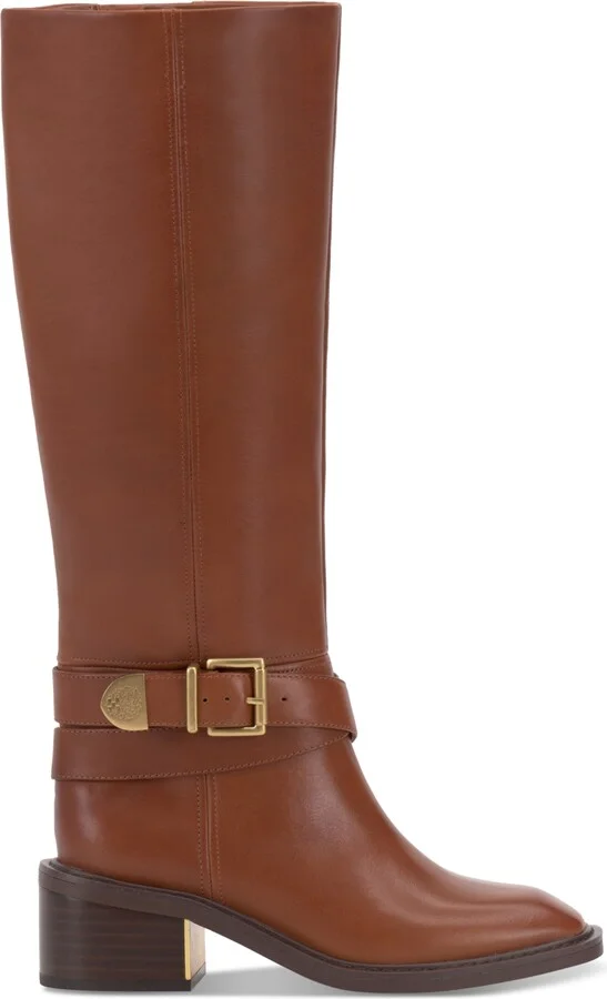 Vince Camuto Gini Extra Wide-Calf Buckled Knee-High Riding Boots - Image 2