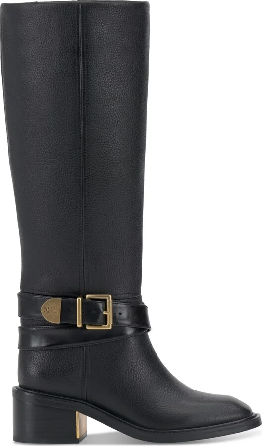 Vince Camuto Gini Wide-Calf Buckled Knee-High Riding Boots - Image 2