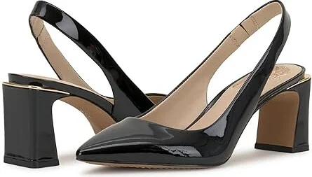 Vince Camuto Hamden High Women's Heels Black 1 : 5.5 M, Leather