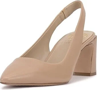 Vince Camuto Hamden High Women's Heels Soft Buff : 9.5 M, Leather - Image 5