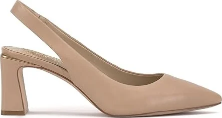 Vince Camuto Hamden High Women's Heels Soft Buff : 9.5 M, Leather - Image 6