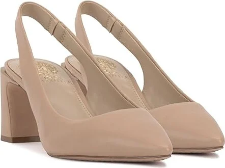 Vince Camuto Hamden High Women's Heels Soft Buff : 9.5 M, Leather