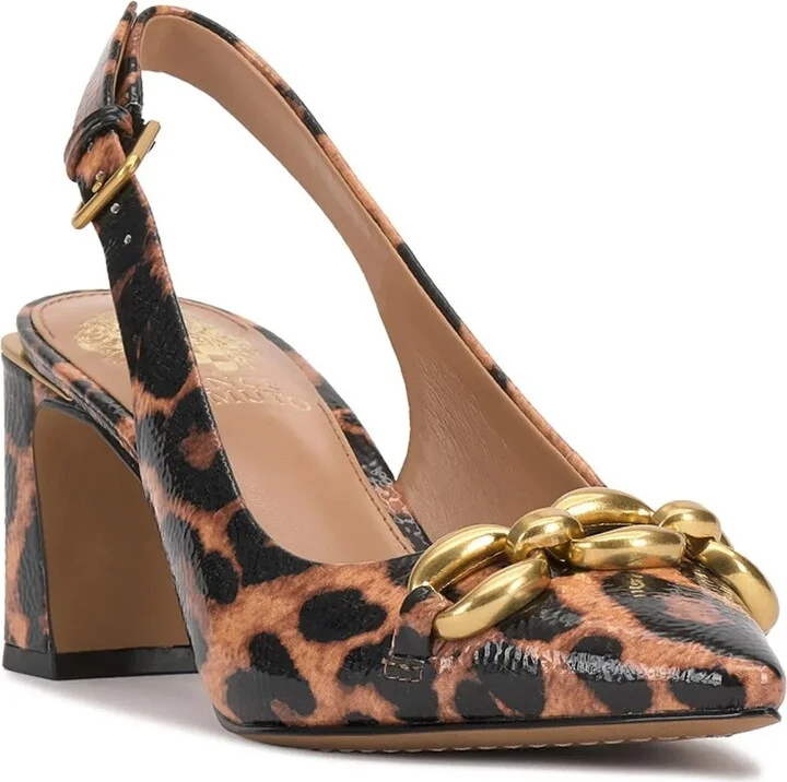 Brown/Black Leopard Print Synthetic