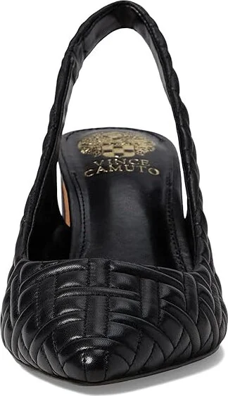 Vince Camuto Hamden-Q High Women's Heels Black : 5 M, Leather/Rubber - Image 2