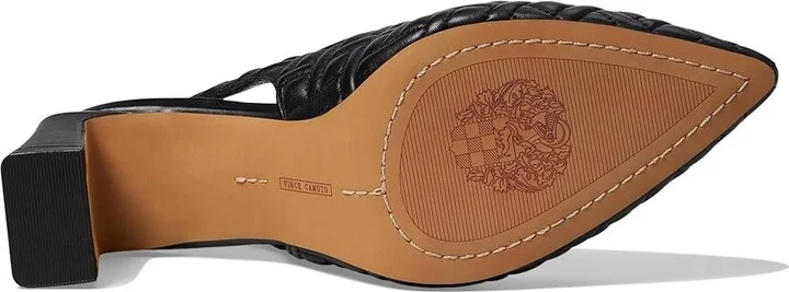 Vince Camuto Hamden-Q High Women's Heels Black : 5 M, Leather/Rubber - Image 3
