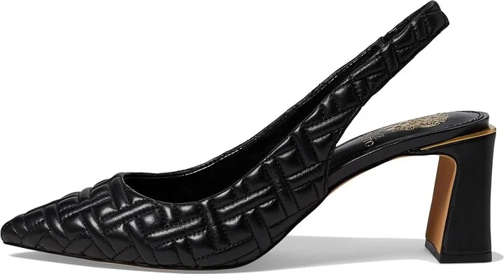 Vince Camuto Hamden-Q High Women's Heels Black : 5 M, Leather/Rubber - Image 6