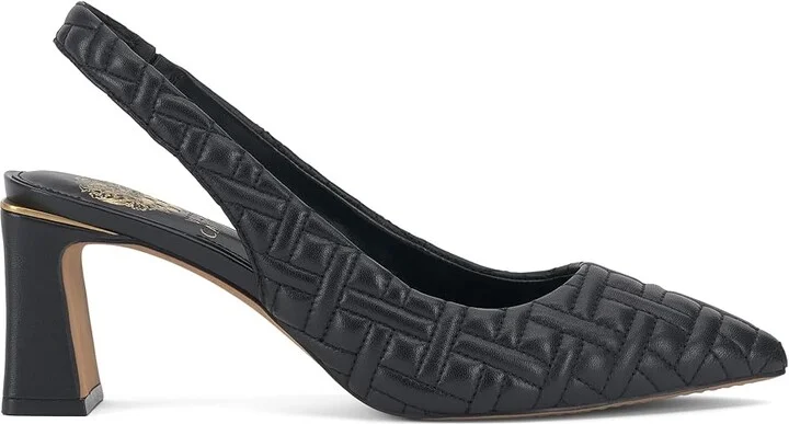 Vince Camuto Hamden-Q High Women's Heels Black : 5 M, Leather/Rubber - Image 7