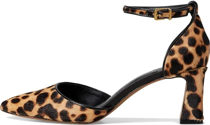 Vince Camuto Hendriy Ankle Strap Pump High Women's Heels Tan : 8 M, Rubber/Synthetic - Image 6
